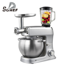 Top chef customized 3 in 1 600w 4l stand mixer with rotating bowl&blender